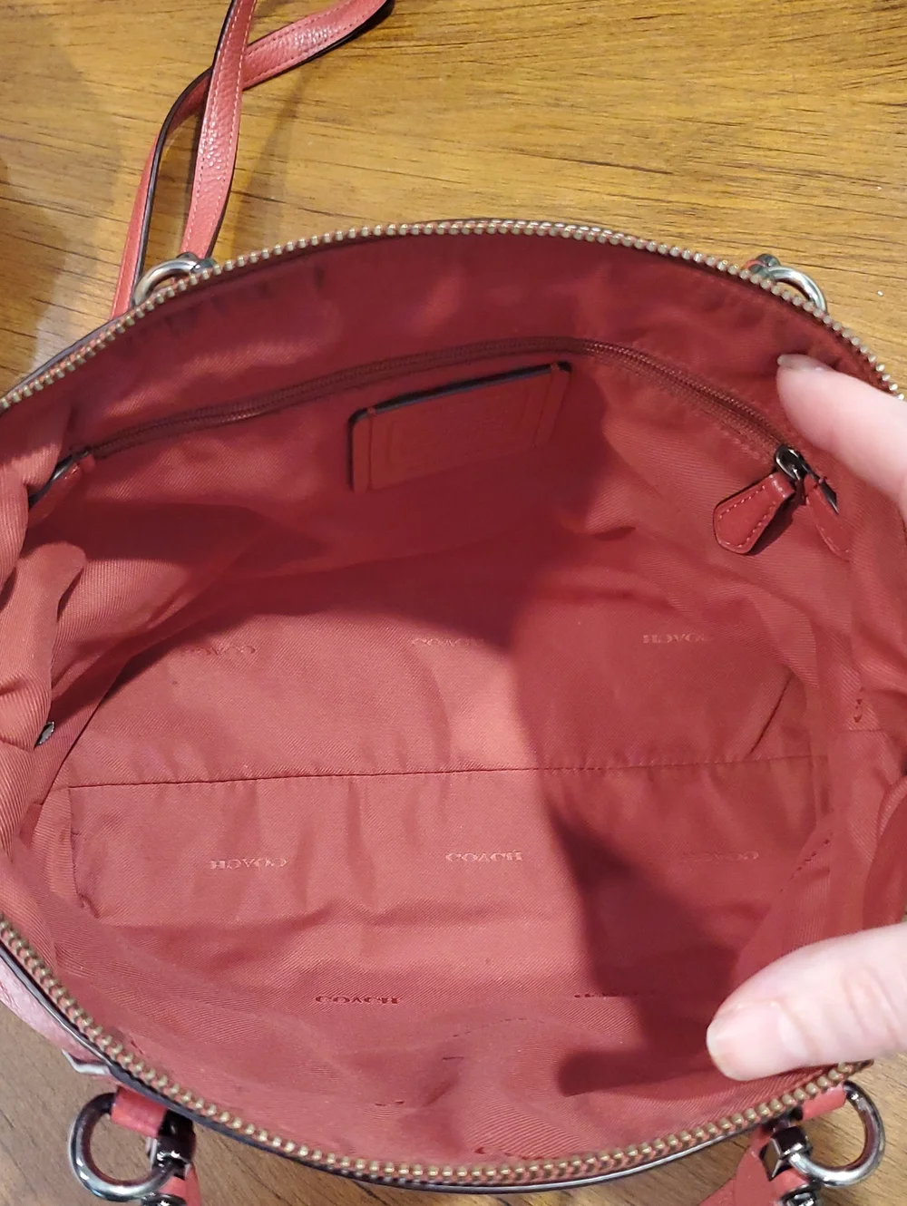 Coach Fuschia Pink Prairie Satchel Bag